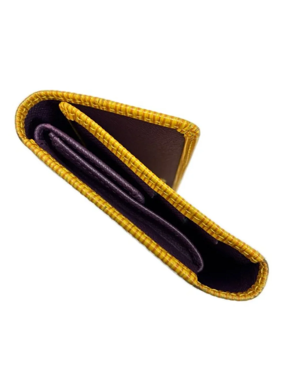Louis Vuitton Epi Porte Tresor International Tassili Yellow Trifold Wallet